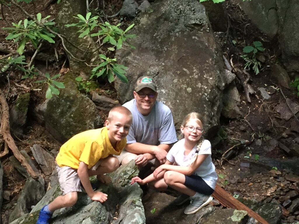 2018 Louis, Matt & Lucy on Julia Woodard Trail