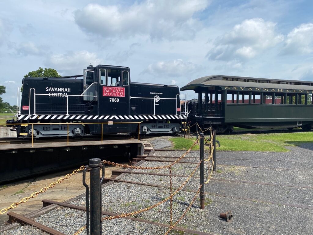 The Diesel Train Ride at Georgia State Railroad Museum.