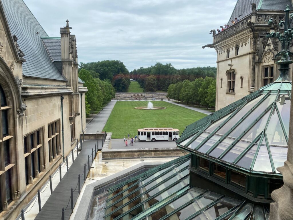 View from the second floor hallway