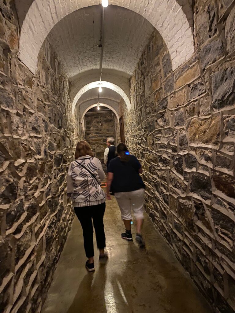 Hallway to basement