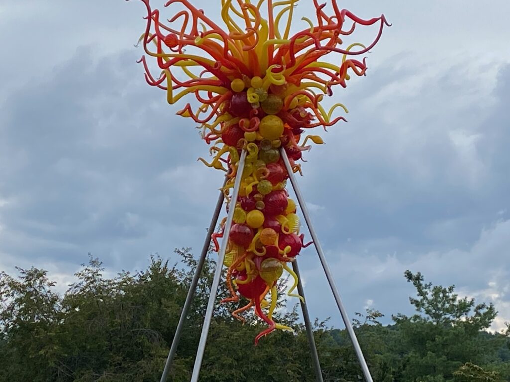 Torchlight Chandelier by Dale Chihuly